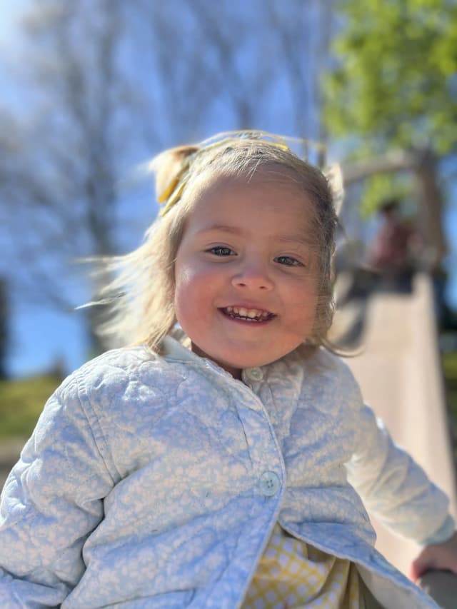  Girl smiling 